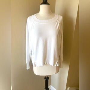 Adrianna Papell White Sweater / Top - Size Large